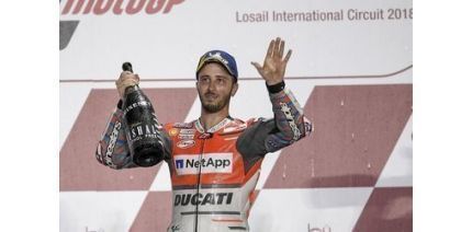 MotoGP: пилот заводской команды DUCATI Андреа Довициозо завоевал первое место в Катаре