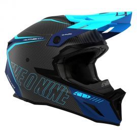 Снегоходный шлем 509 Altitude 2.0 Carbon Fiber 3K Cyan Navy