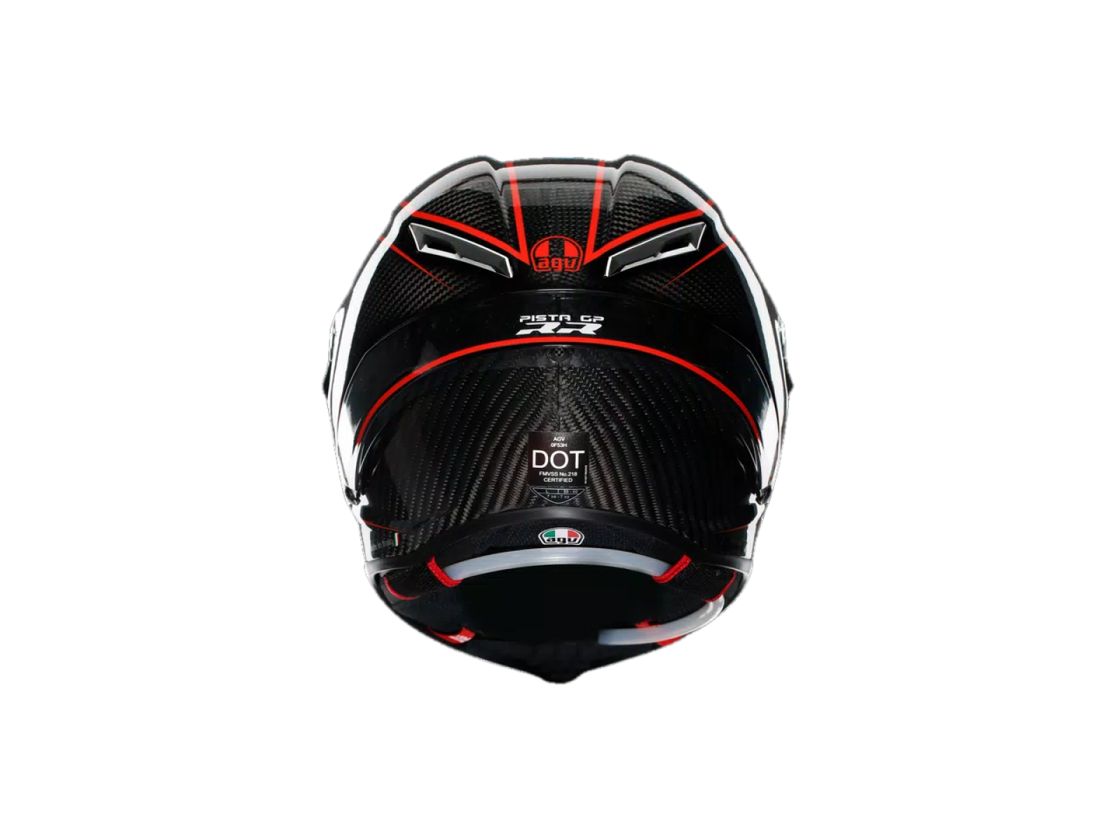 Мотошлем AGV PISTA GP RR Performance Carbon/Red