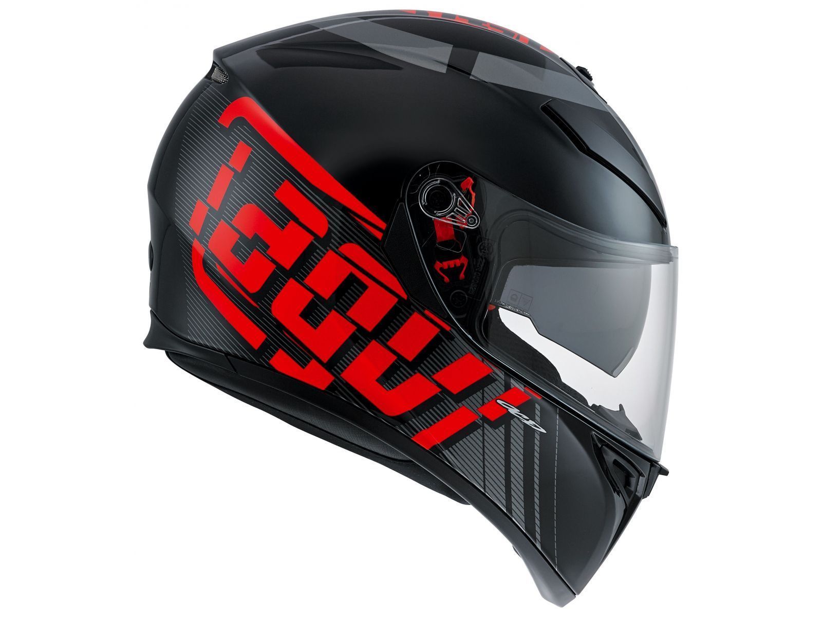 Мотошлем AGV K-3 SV Myth Black Grey Red