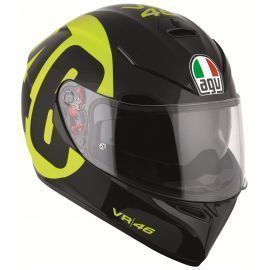Мотошлем AGV K-3 SV Top Bollo 46 Black Yellow
