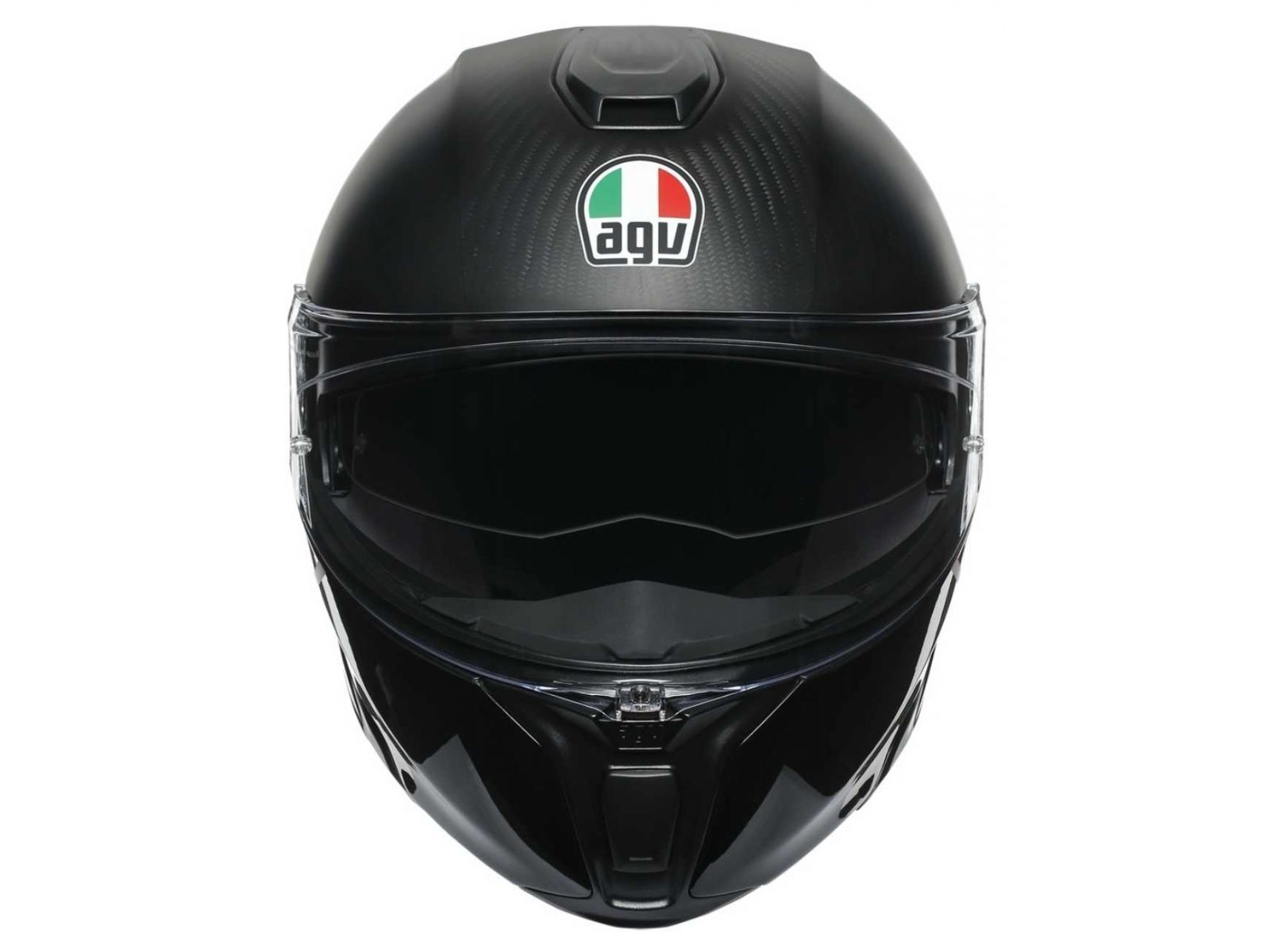 Мотошлем AGV SPORTMODULAR Layer Carbon/Red/White