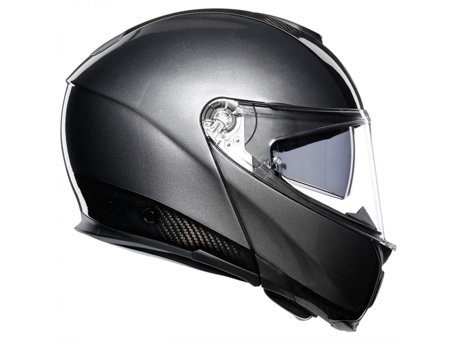 Мотошлем AGV SPORTMODULAR Solid Carbon Dark Grey