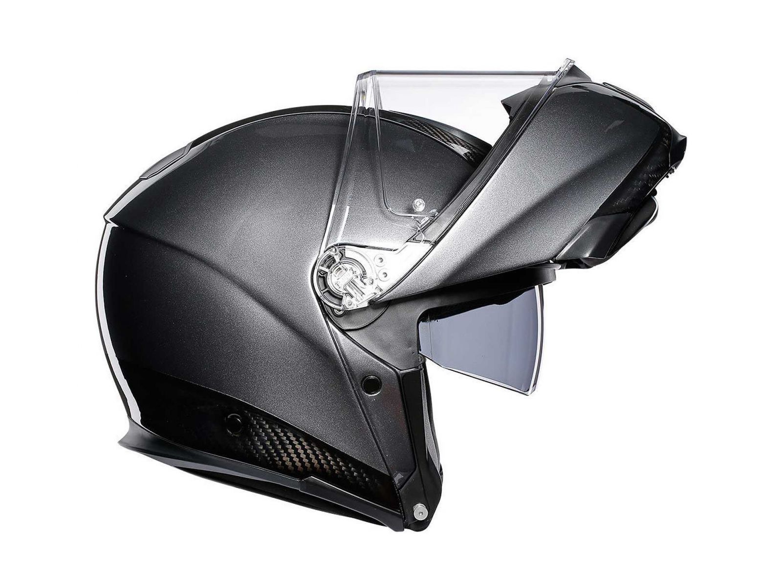 Мотошлем AGV SPORTMODULAR Solid Carbon Dark Grey