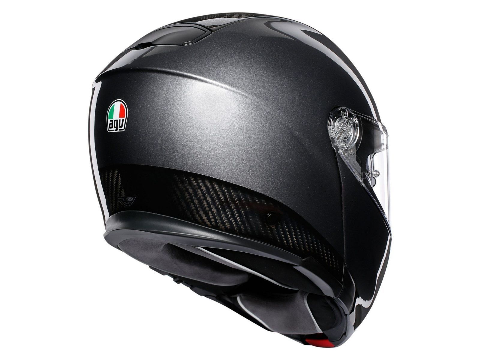 Мотошлем AGV SPORTMODULAR Solid Carbon Dark Grey