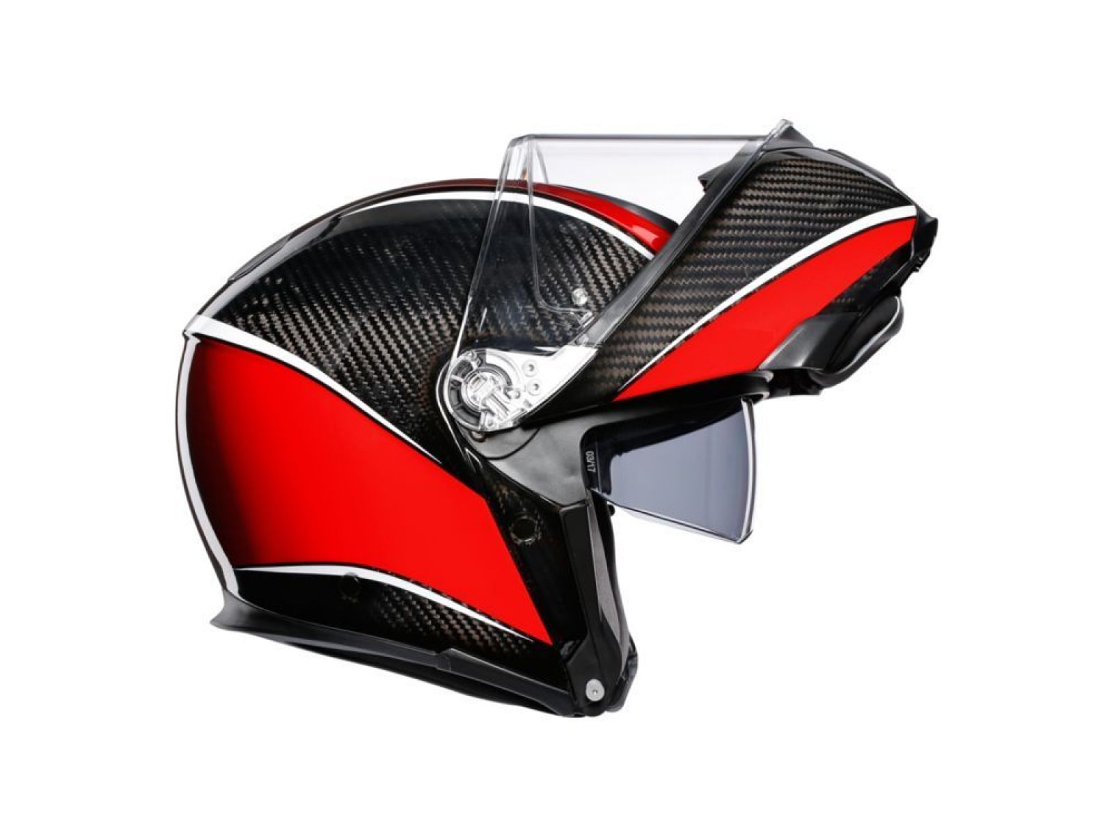 Мотошлем AGV SPORTMODULAR Multi Aero Carbon Red