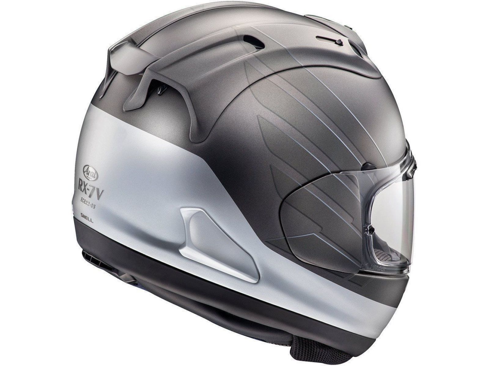 Мотошлем ARAI RX-7V Honda CB Grey/Silver Frost