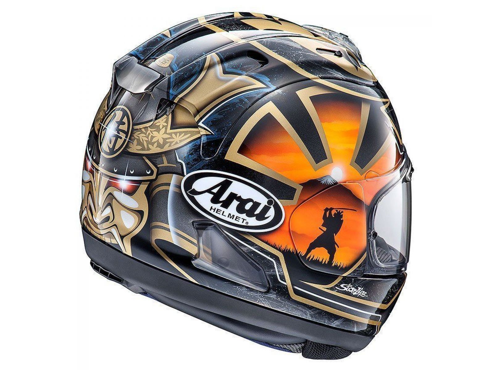 Мотошлем ARAI RX-7V Pedrosa Spirit Gold