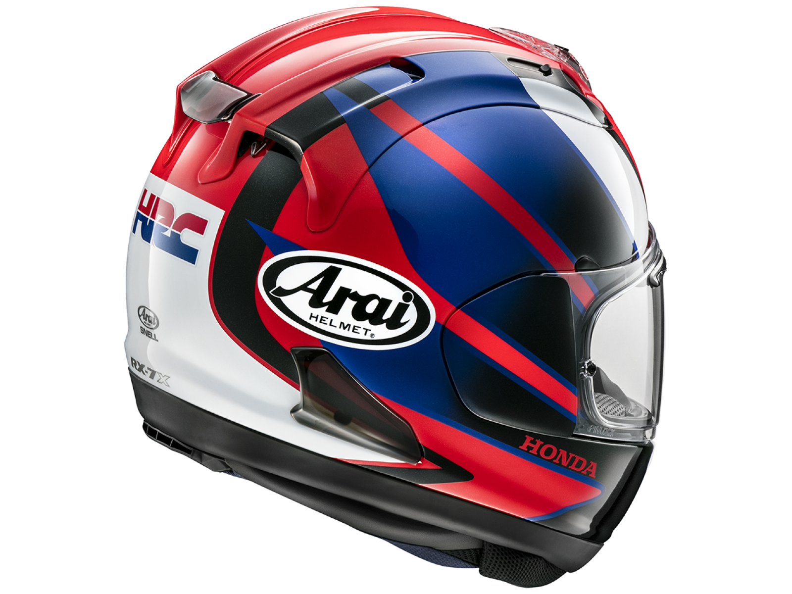 Мотошлем ARAI RX-7V EVO Honda CBR Red