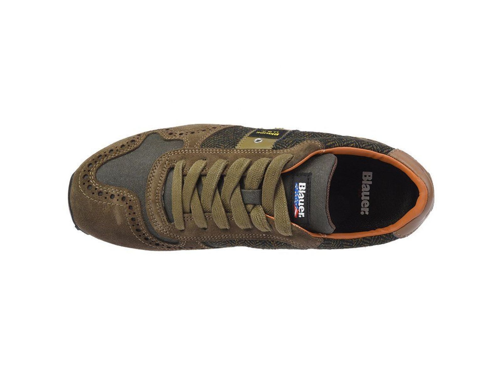 Кроссовки Blauer QUINCY 02 коричневые