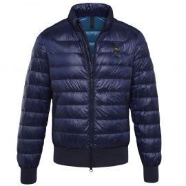 Пуховик BLAUER SUMMERLIGHT GLOSSY Down Jacket синий