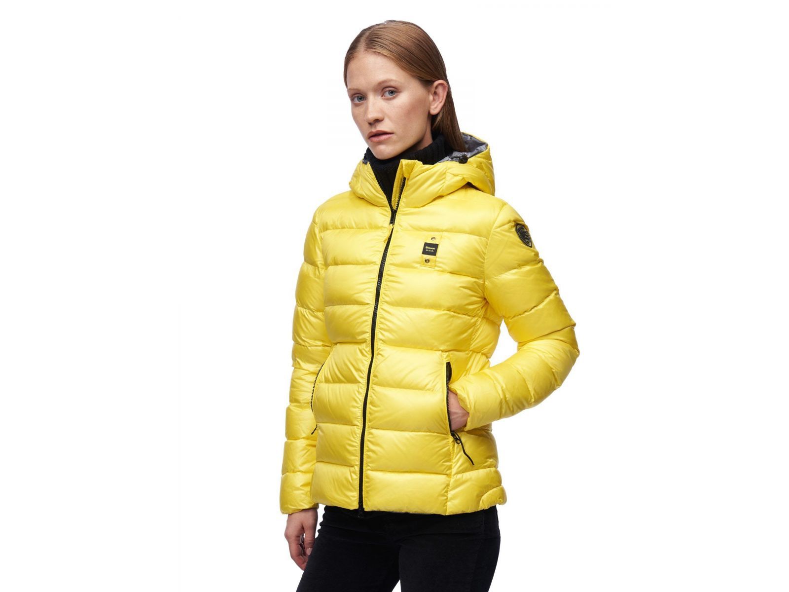 Пуховик женский Blauer CHIARA желтый
