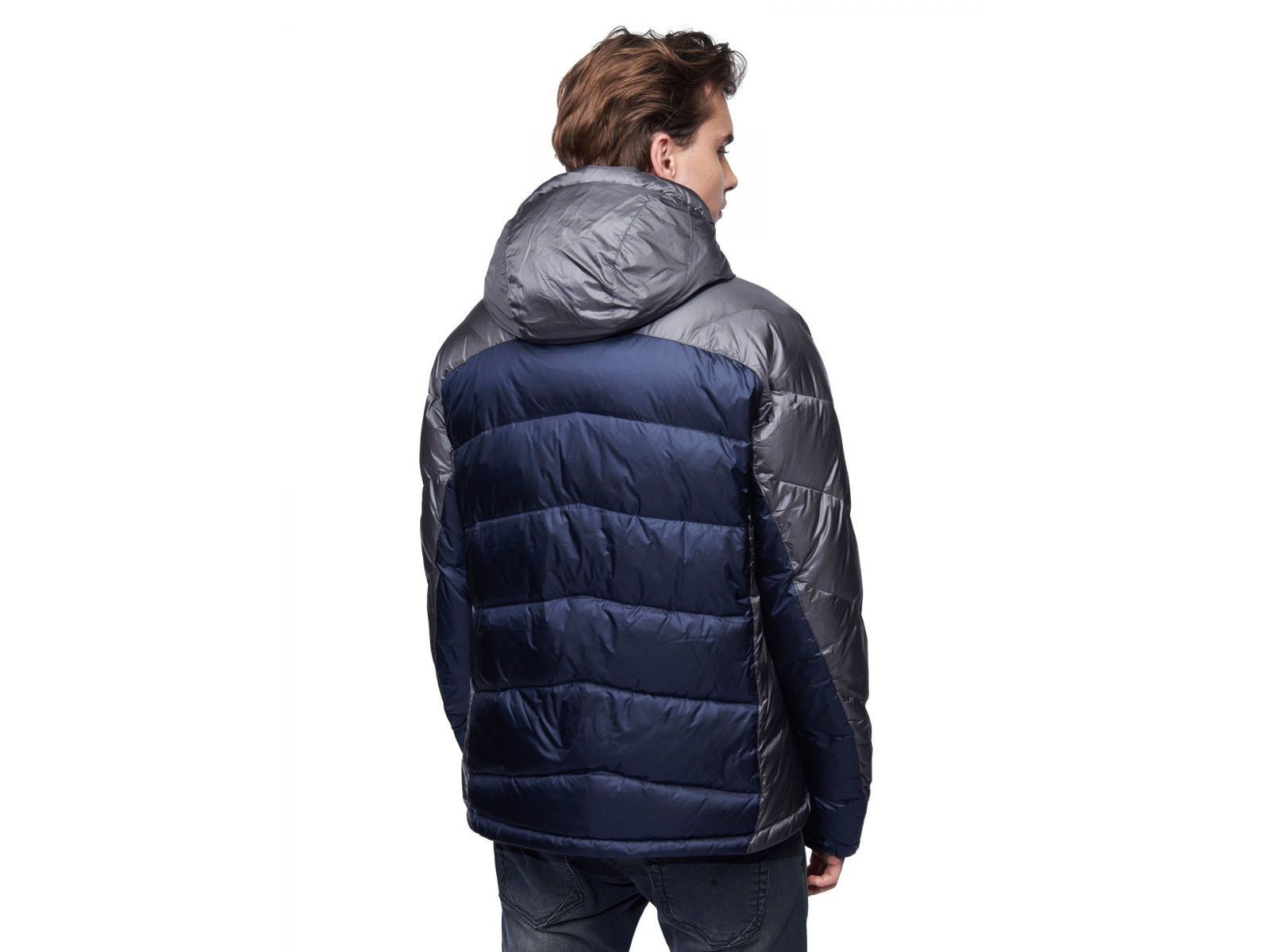 Пуховик Blauer DIEGO сине-серый