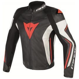 Мотокуртка Dainese Assen Black White Red