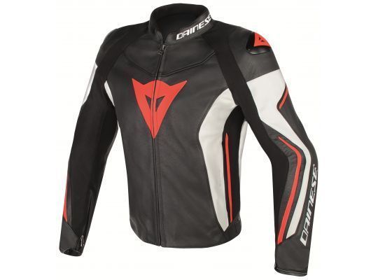 Мотокуртка Dainese Assen Black White Red