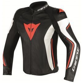 Мотокуртка Dainese Assen Perforated Black White Red