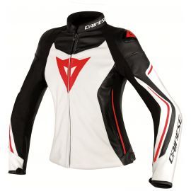 Мотокуртка женская Dainese Assen Lady White Black Red
