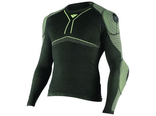 Термофутболка Dainese D-Core Armour Tee LS Black Yellow