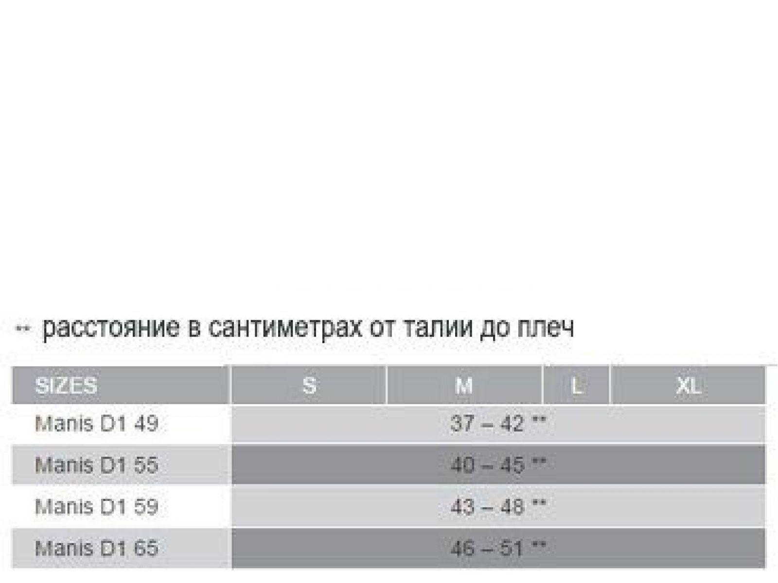 Защита спины Dainese Manis D1 49