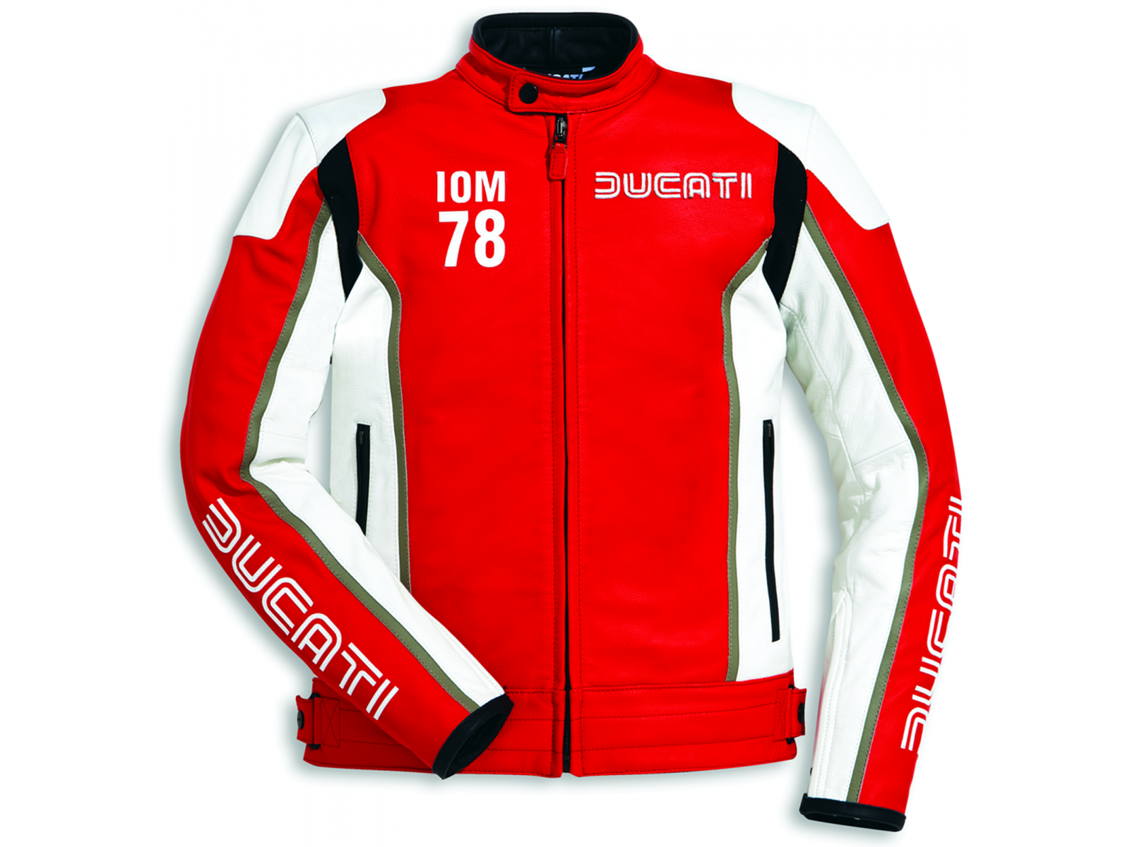Мотокуртка Ducati IOM78 С1 Red White Jacket