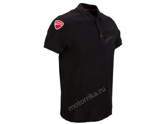 Футболка-поло Ducati Company 12 Polo Shirt Черная