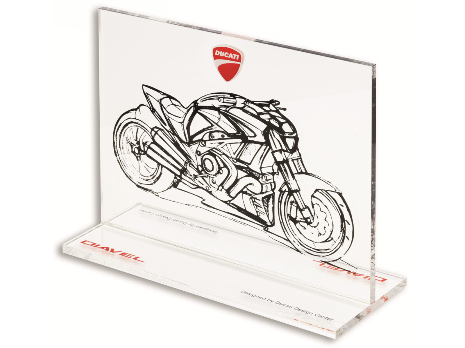 Эскиз мотоцикла Ducati Diavel