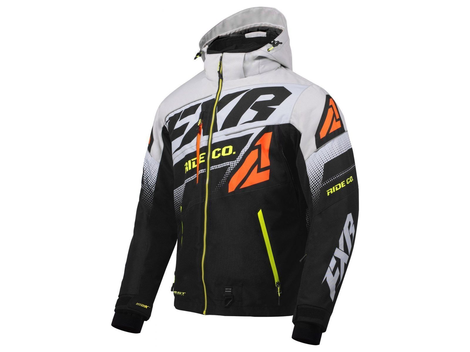 Снегоходная куртка FXR BOOST FX 20 Black/Lt Grey/Orange/Hi Vis