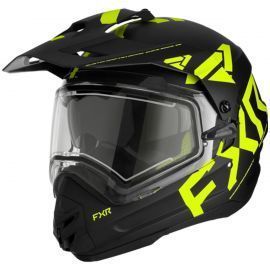 Снегоходный шлем FXR Torque X Team Hlmt w/ E Shield & Sun Shade 23 Black/Hi-Vis