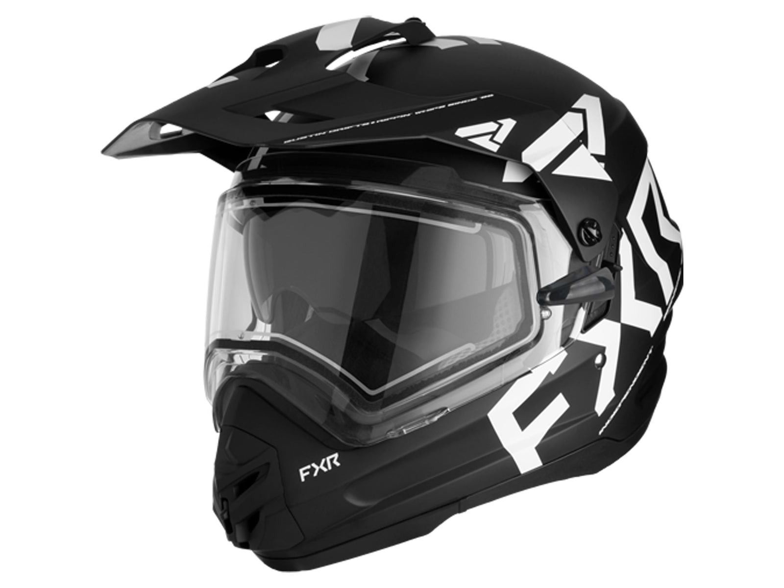 Снегоходный шлем FXR Torque X Team Hlmt w/ E Shield & Sun Shade 23 Black/White