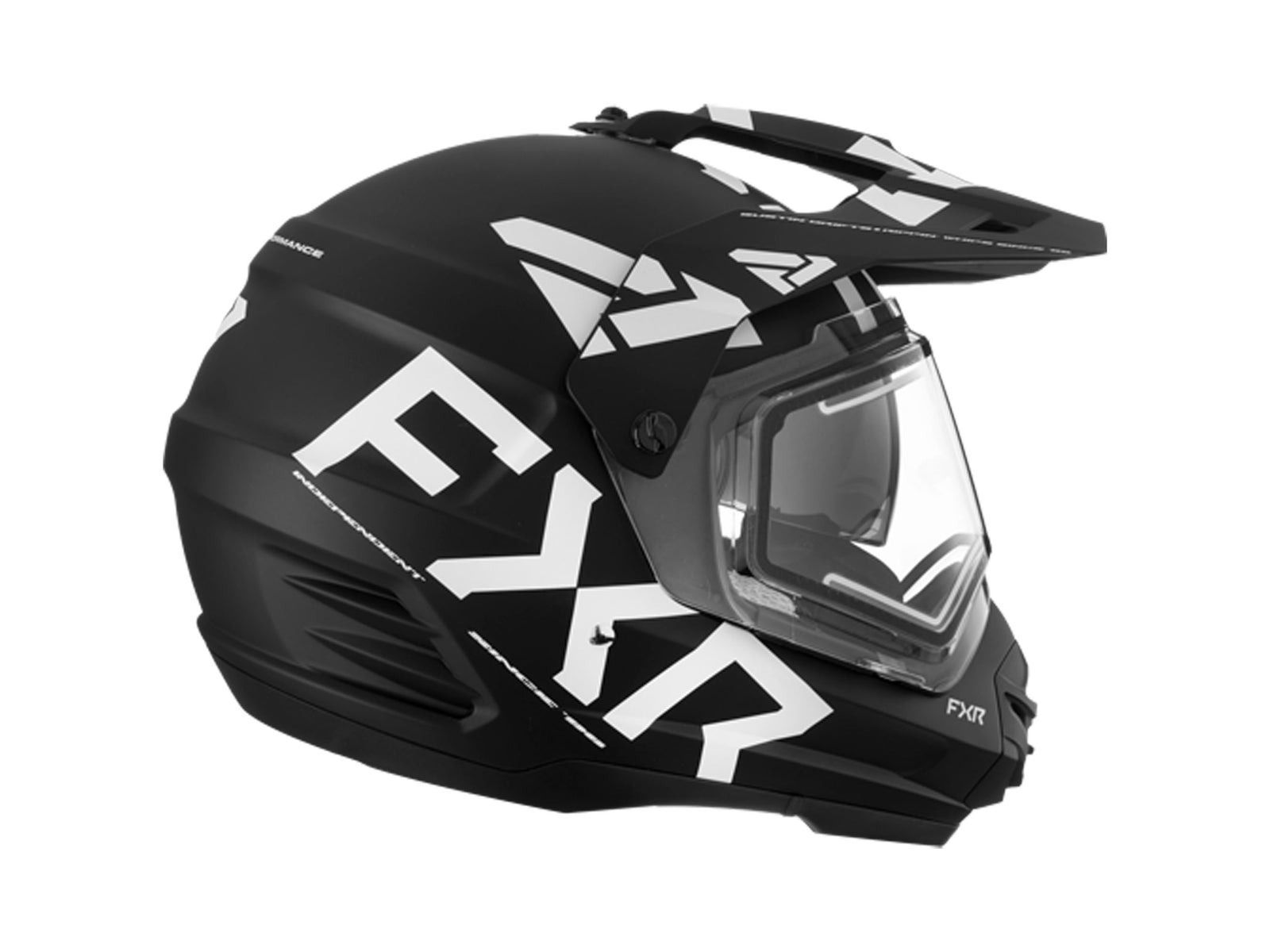 Снегоходный шлем FXR Torque X Team Hlmt w/ E Shield & Sun Shade 23 Black/White
