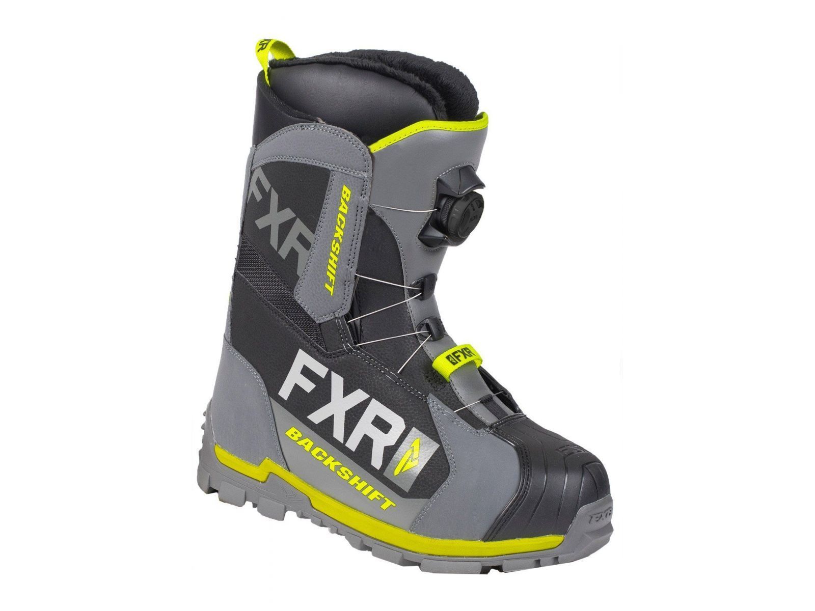 Снегоходные ботинки FXR BACKSHIFT BOA19 Black/Char/Hi Vis