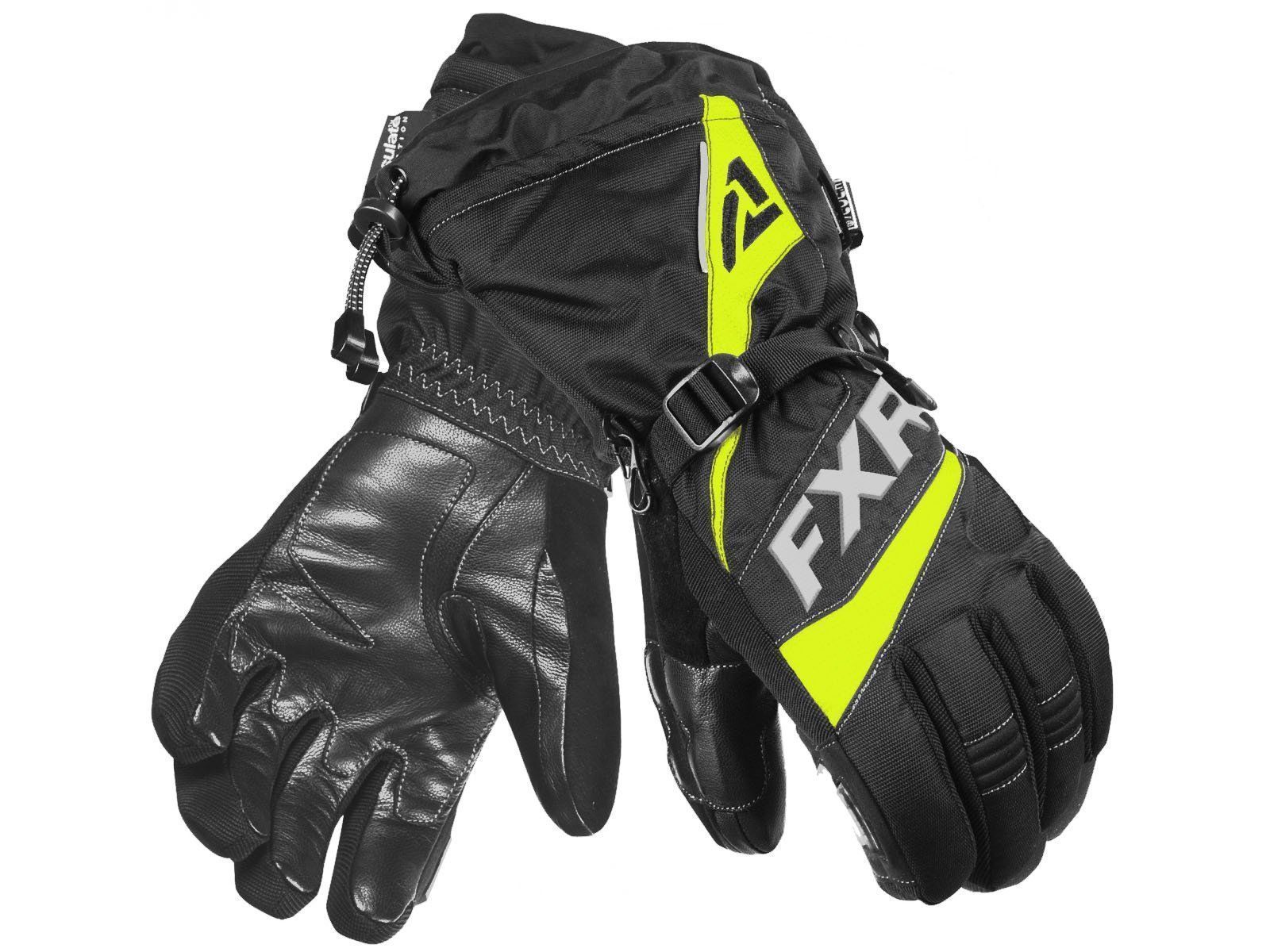 Перчатки снегоходные FXR FUEL 20 Black/Hi Vis