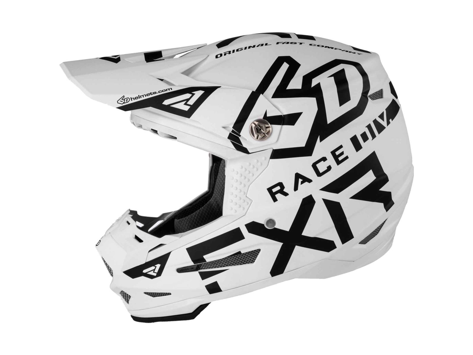 Мотошлем FXR 6D ATR-2 RACE DIV 21 White