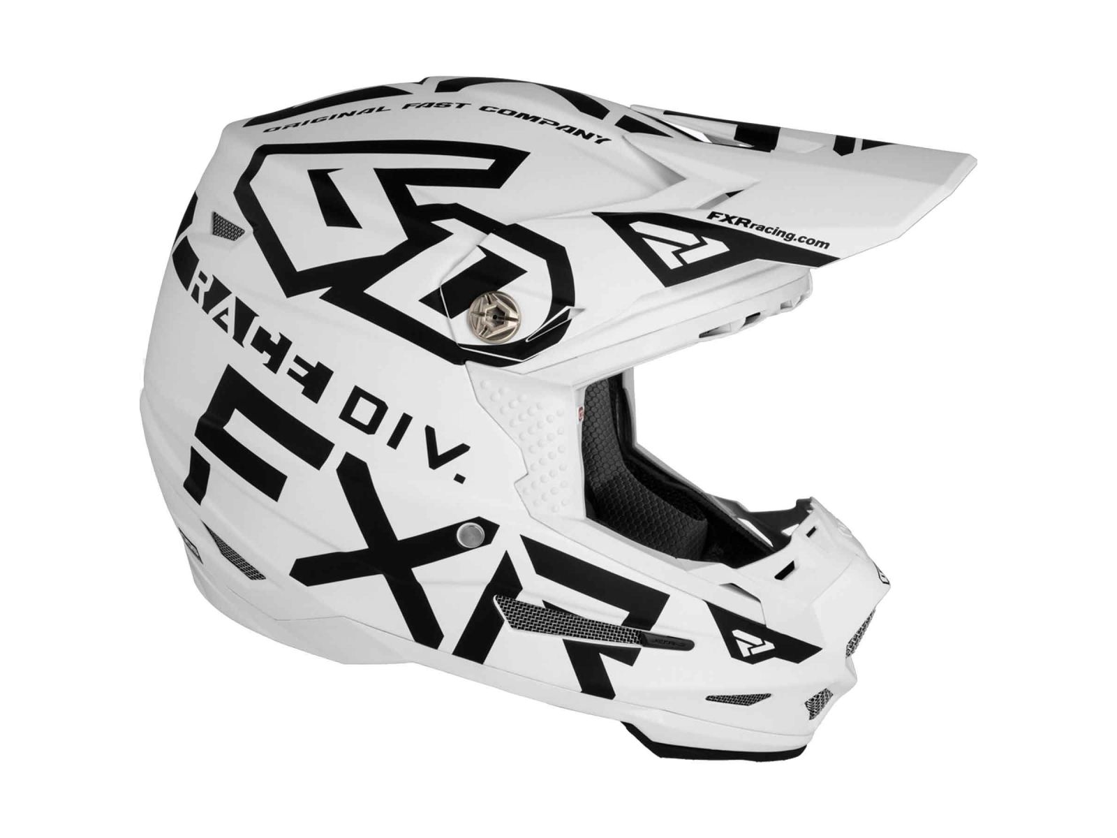 Мотошлем FXR 6D ATR-2 RACE DIV 21 White