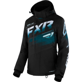 Снегоходная куртка FXR Boost FX 23 Black/Mint-Ocean Fade