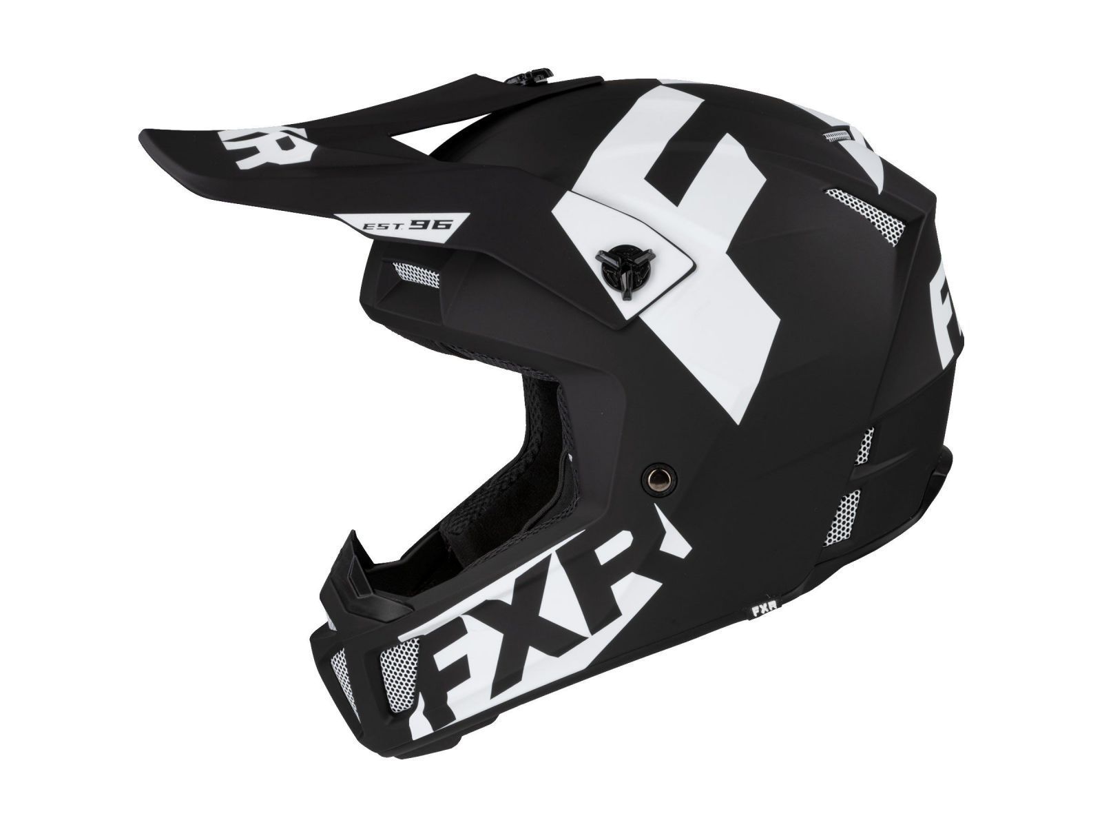 Мотошлем FXR CLUTCH CX 21 Black White