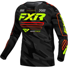 Мотоджерси FXR Clutch MX Jersey 25 Nuke/HiVis/Camo