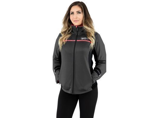 Толстовка женская FXR ELEVATION TECH ZIP UP LADY 21 Char Coral