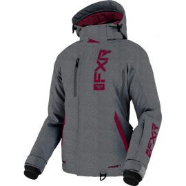 Снегоходная куртка женская FXR EVO FX 20 Mid Grey Linen/Wine