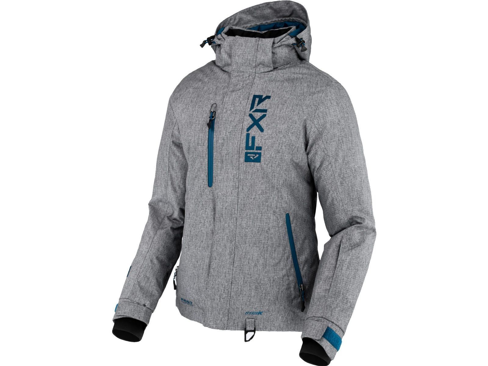 Снегоходная женская куртка FXR FRESH 22 Grey Linen/Ocean