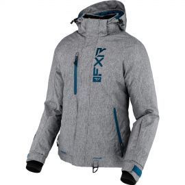 Снегоходная женская куртка FXR FRESH 22 Grey Linen/Ocean