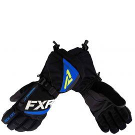 Снегоходные перчатки FXR FUEL 22 Black/Blue/Hi Vis