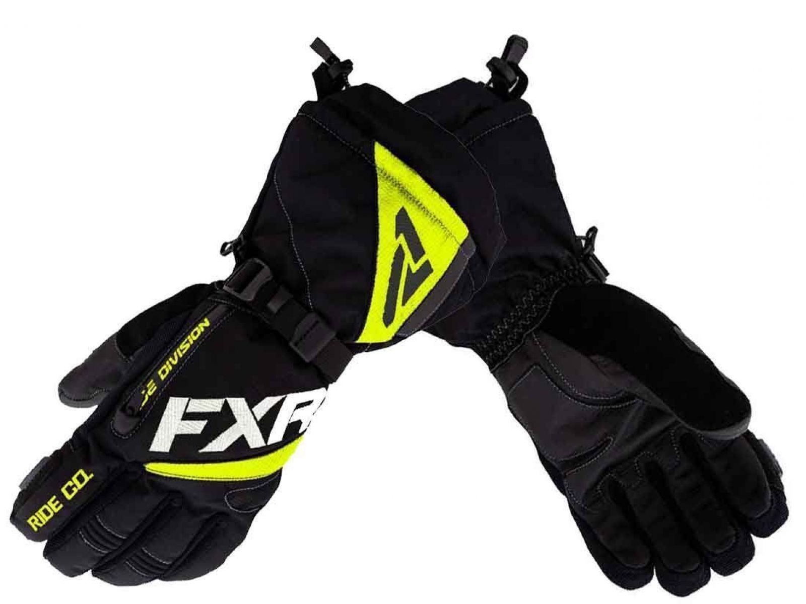 Снегоходные перчатки FXR FUEL 22 Black/Hi Vis