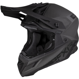 Снегоходный шлем FXR Helium Carbon Helmet w/ D-Ring 23 Black