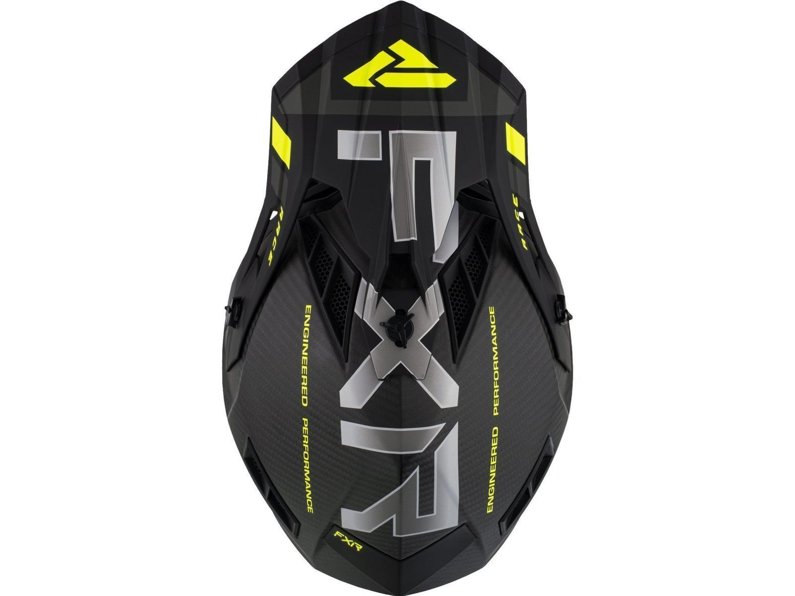 Мотошлем FXR HELIUM CARBON 21 Hi Vis Charcoal