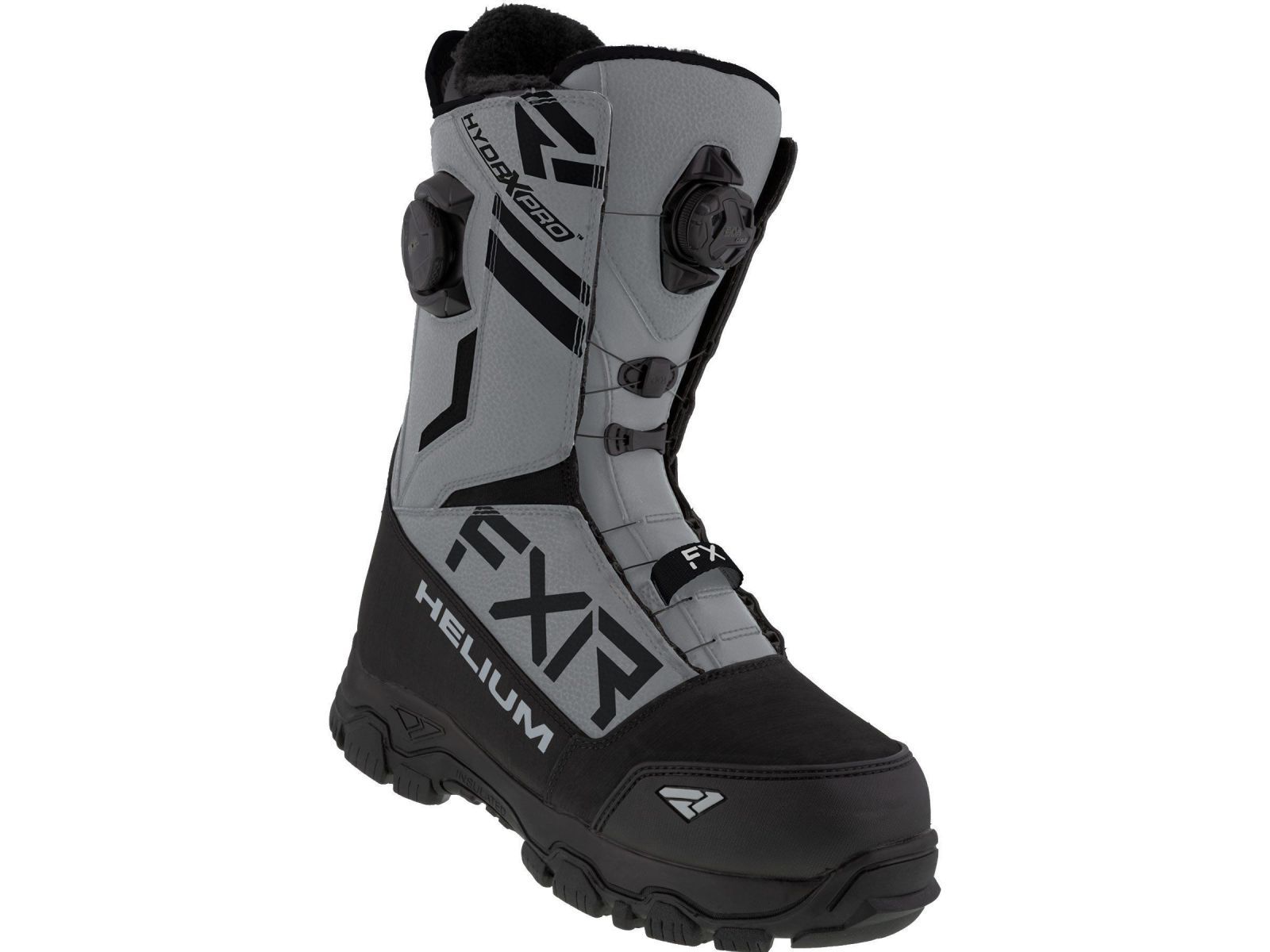 Снегоходные ботинки FXR HELIUM DUAL BOA 21 Black Steel