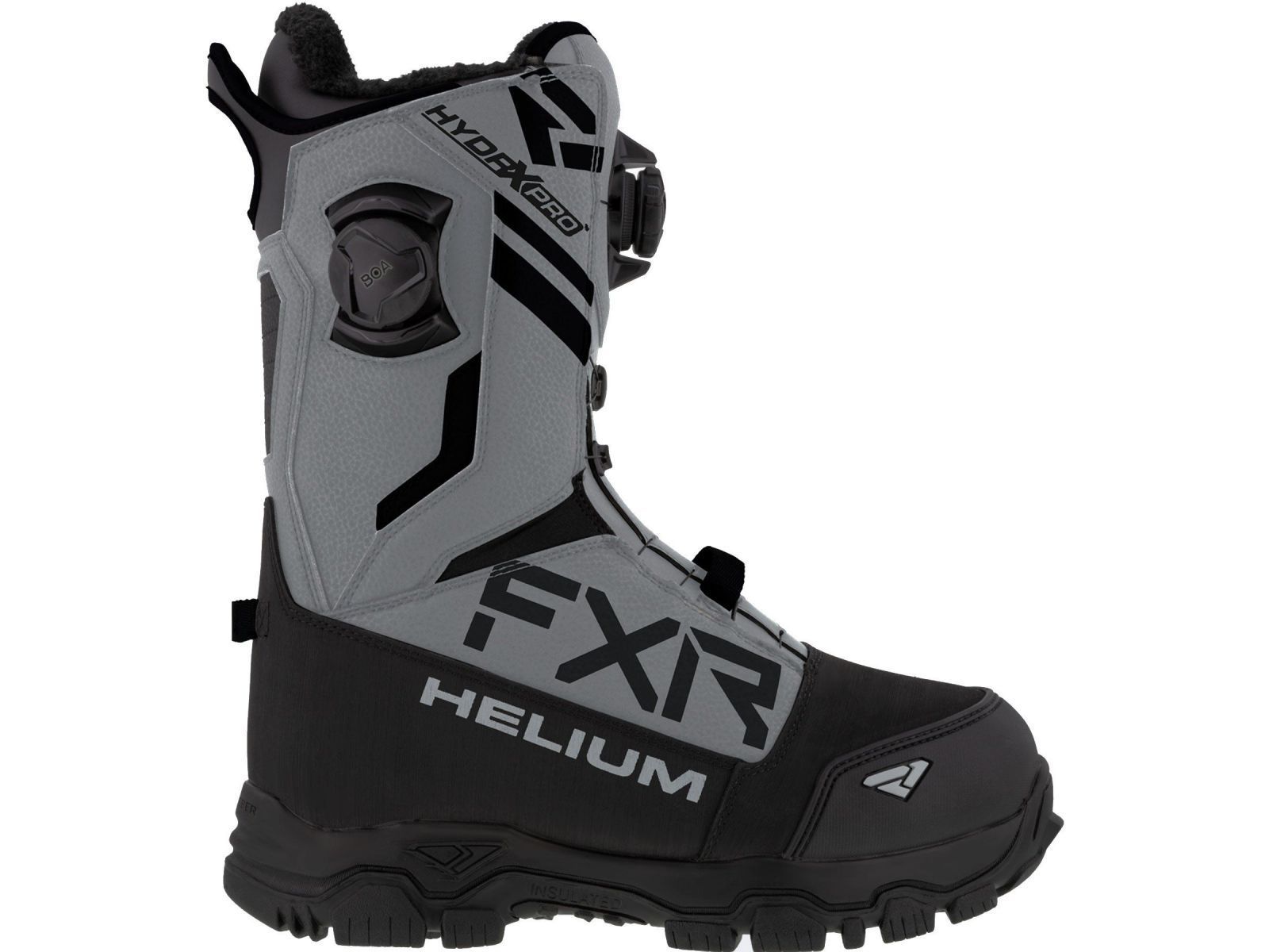 Снегоходные ботинки FXR HELIUM DUAL BOA 21 Black Steel