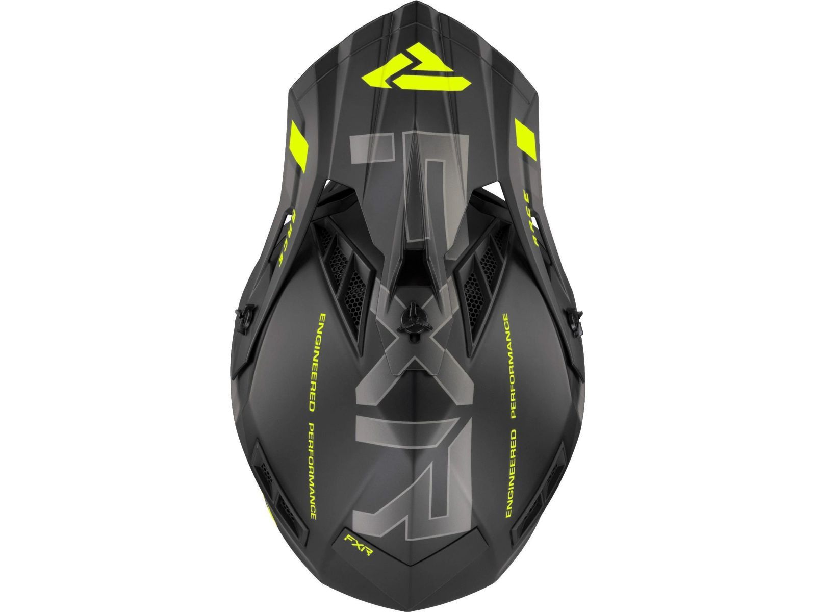 Мотошлем FXR HELIUM RACE DIV D-Ring Black/Hi Vis
