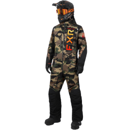Снегоходный комбинезон FXR M Helium Ins Monosuit 23 Camo/Sunset