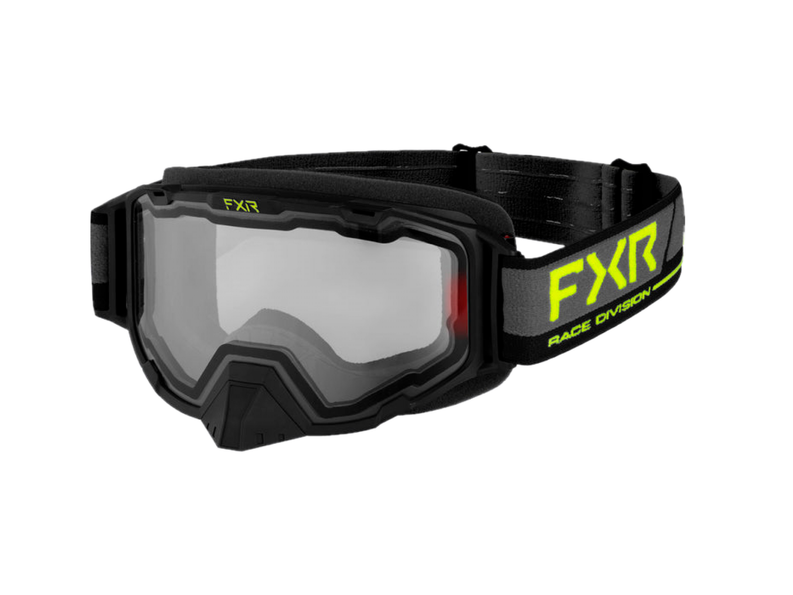 Очки снегоходные с электроподогревом FXR MAVERICK ELECTRIC 22 Hi Vis Black